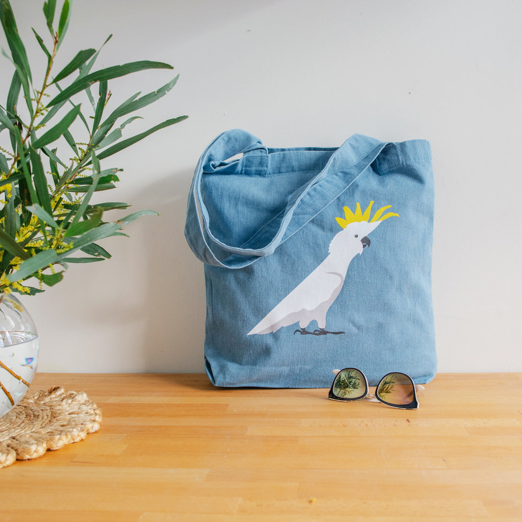 Tote Bag Cockatoo Australian Native Bird