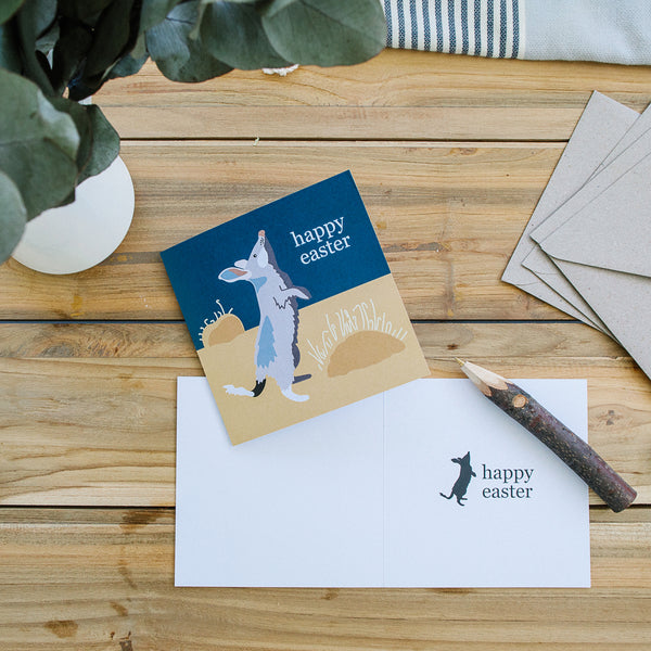 Australian Happy Easter Greeting Card Bilby