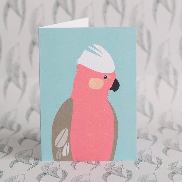 Galah Greeting Card Love From Shop