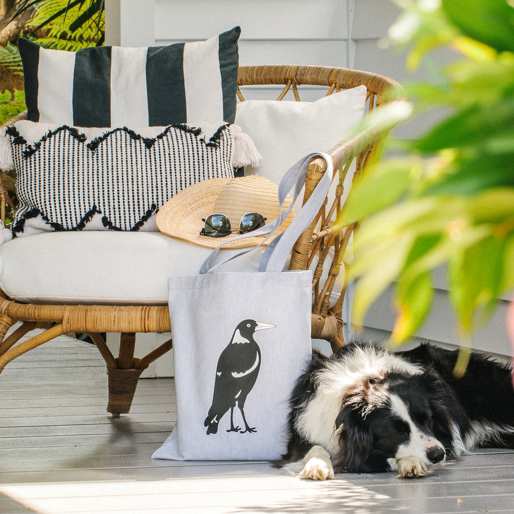 Magpie Tote Bag Australian Bird