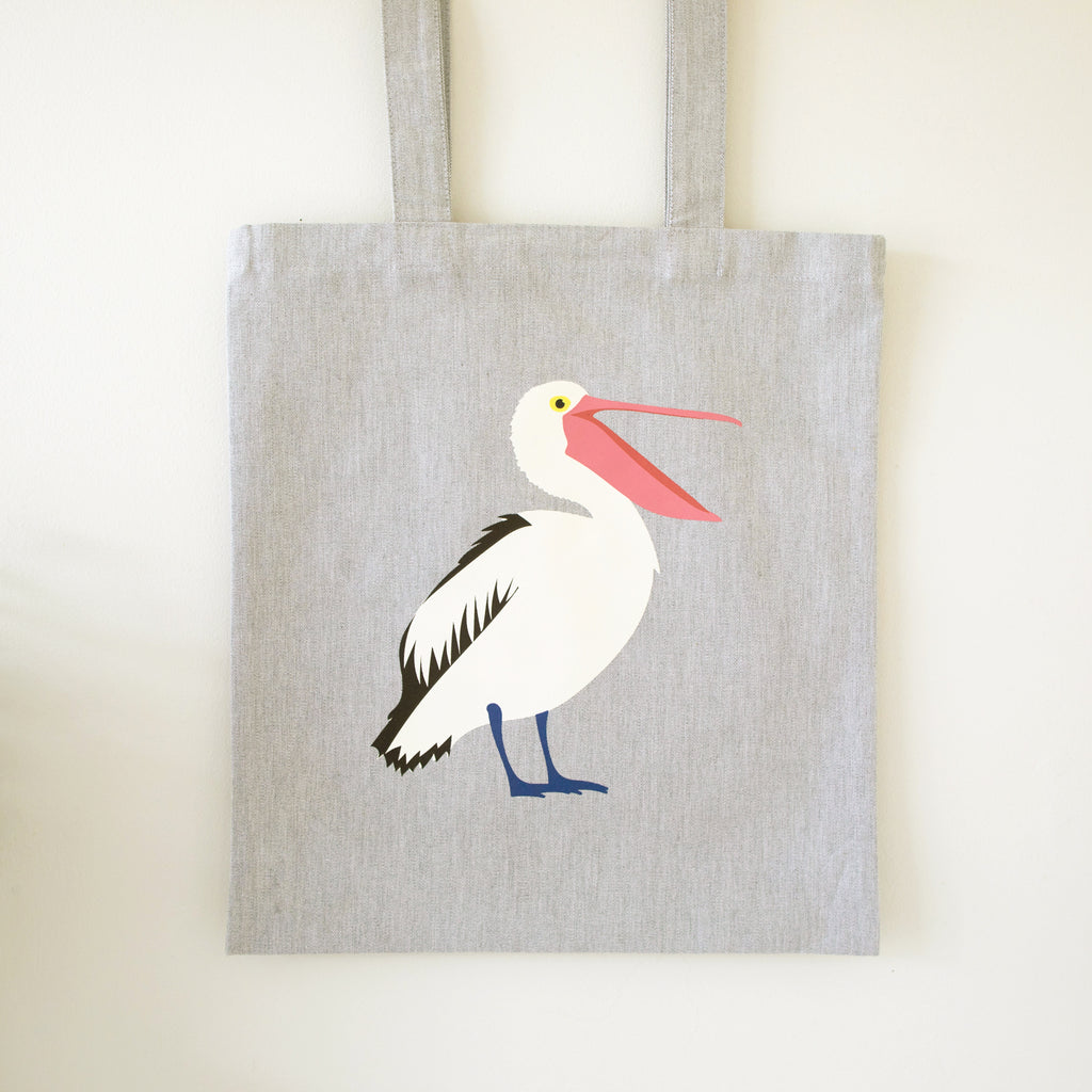 Pelican Tote Bag Australian Native Bird