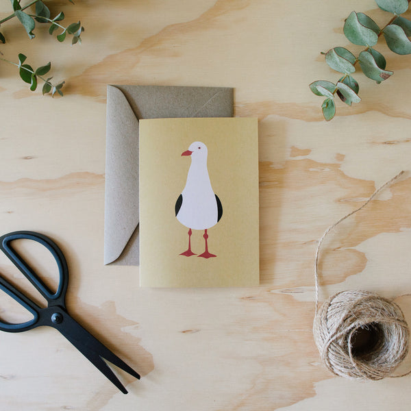 Greeting Card - Seagull Australian Bird